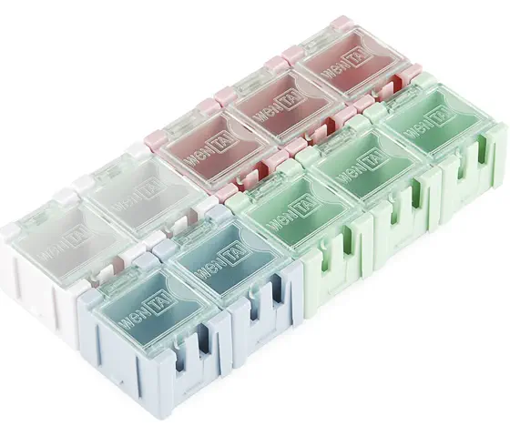 Modular Plastic Storage Box - Small (10 Pack)