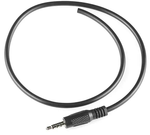 Audio Cable TRRS - 18inh. (Pigtail)