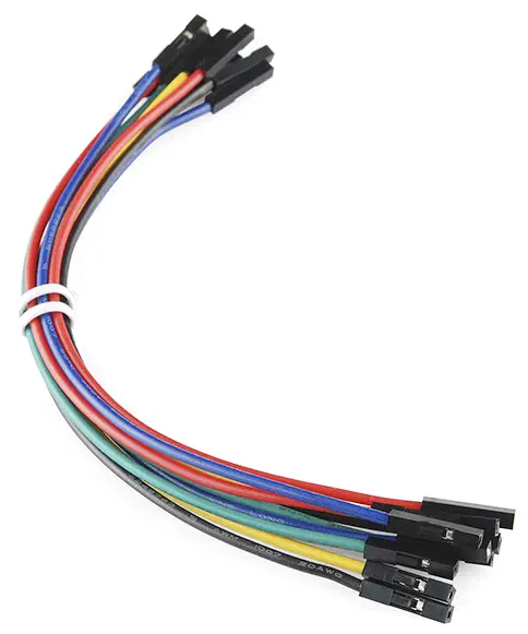 Jumper Wires Premium 6in. F/F - 20 AWG (10 Pack)