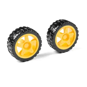 Sparkfun Roue - 65Mm (Pneu en Caoutchouc, Paire)