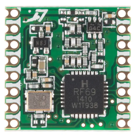 RFM69HCW Wireless Transceiver - 434MHz