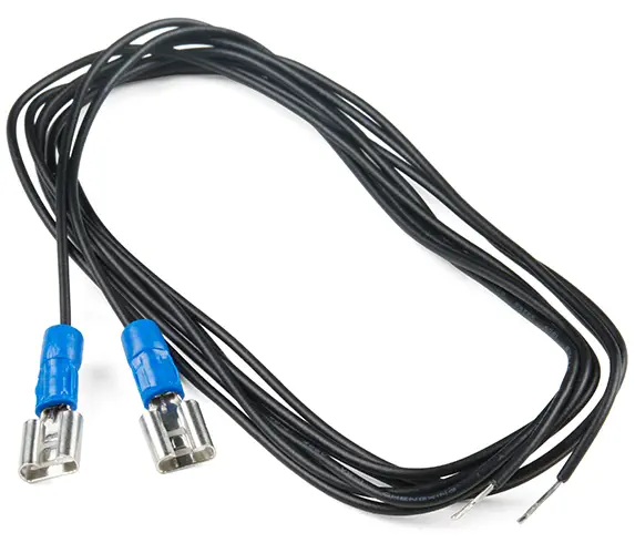 Cable con Conector de Pala - 3 Pies, Hembra (Paquete de 2)