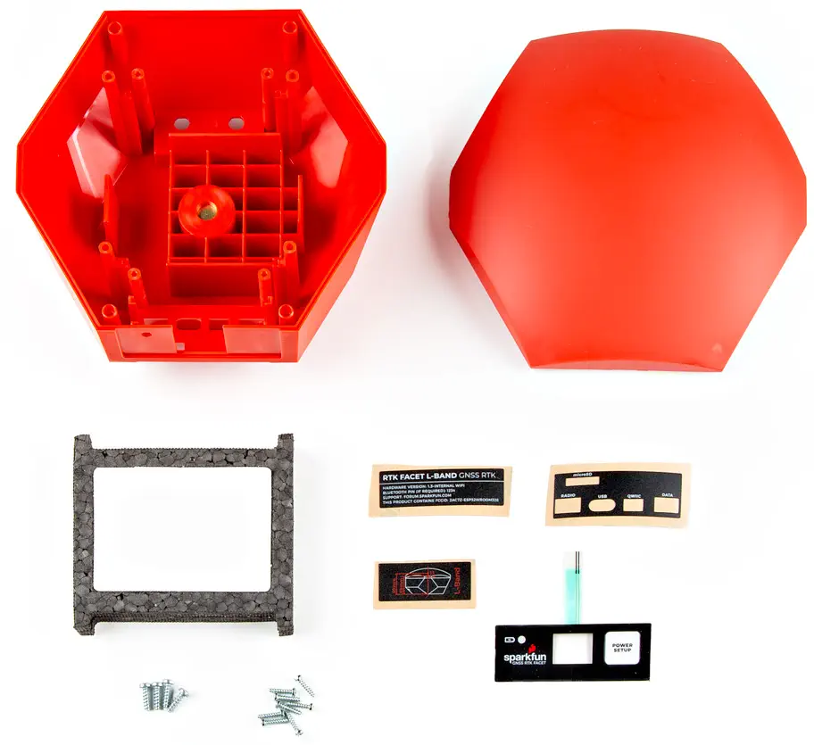 Piezas de Repuesto SparkFun RTK - Carcasa Facet L-Band - Partes recortadas