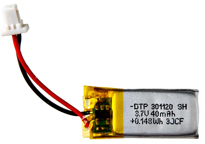 Polymer Lithium Ion Battery - 40mAh (JST-SH)