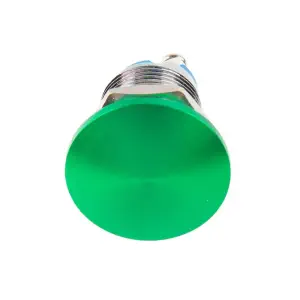 Sparkfun Bouton-Poussoir Tête Champignon Métal - Montage Panneau (16 mm, Vert)