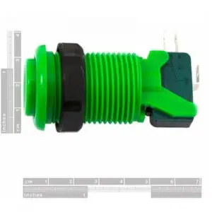 Bouton Concave Vert SFE