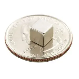 Aimant en Cube - 0.25"