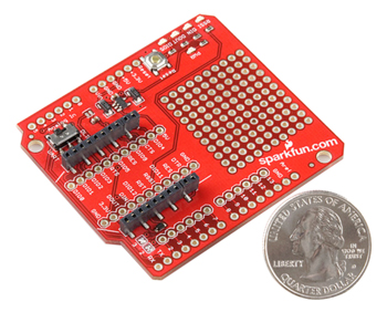 SFE Xbee Arduino Shield(Click to Enlarge)