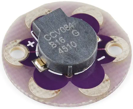 Zumbador Arduino LilyPad – Haga clic para ampliar