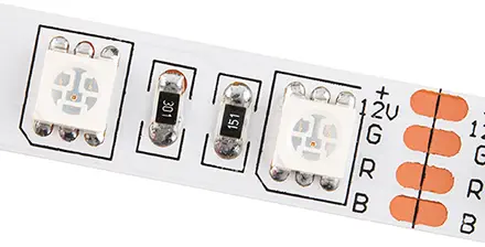 Tira LED RGB de 5m - Sin Recubrimiento- Haz clic para ampliar