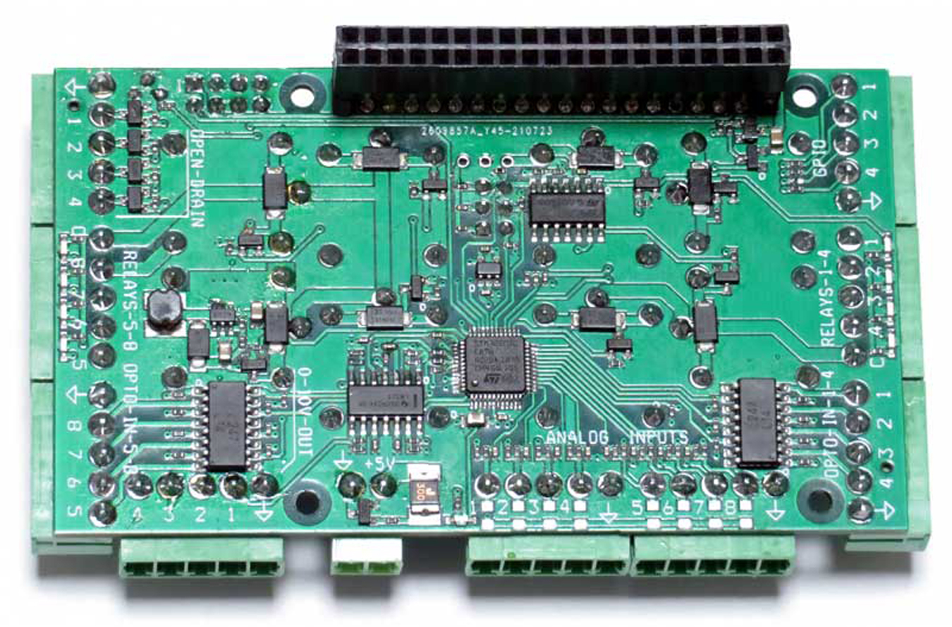 Sequent Microsystems Raspberry Pi Stackable Card for Home Automation - Click to Enlarge