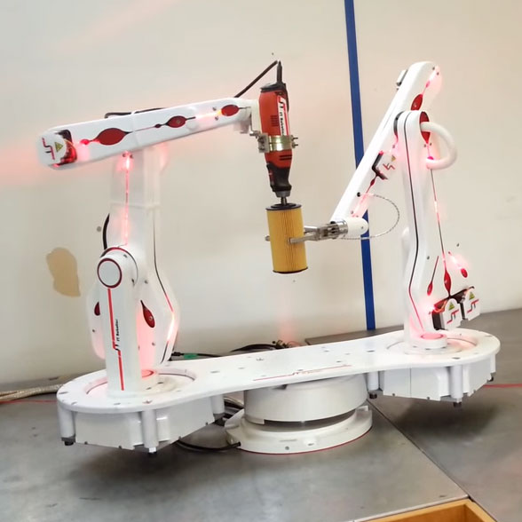 ST Robotics R12 5-Achsen Roboterarm mit Gelenkarm - Zum Vergrößern klicken