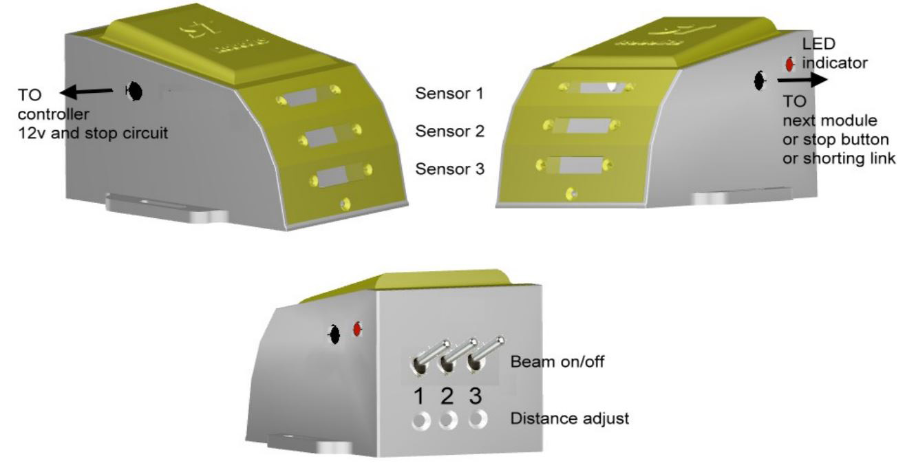 Módulo de Sensor Infrarrojo Workspace Sentry System para Brazo Robótico de ST Robotics - Haga Clic para Ampliar