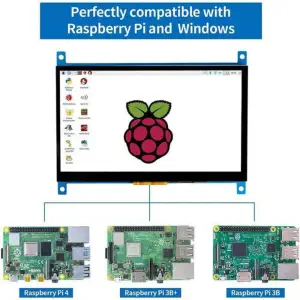 Ecran tactile capacitif LCD IPS de 7 pouces 1024 x 600 HDMI Sunfounder pour Raspberry Pi