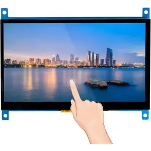 Ecran tactile capacitif LCD IPS de 7 pouces 1024 x 600 HDMI Sunfounder pour Raspberry Pi