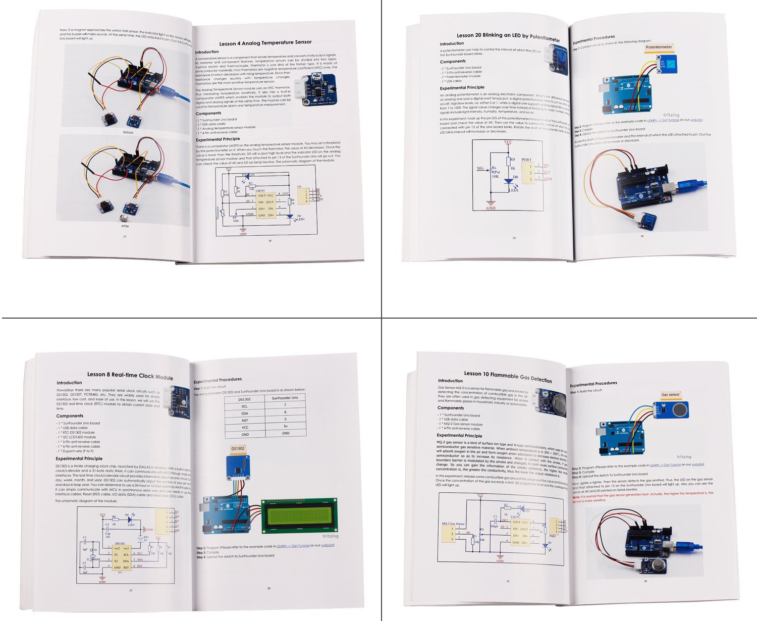  37 Module Sensor Kit für Arduino v2 - Click to Enlarge