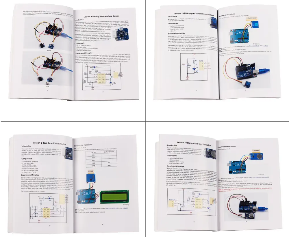 37 Modules Sensor Kit for Arduino v2- Click to Enlarge