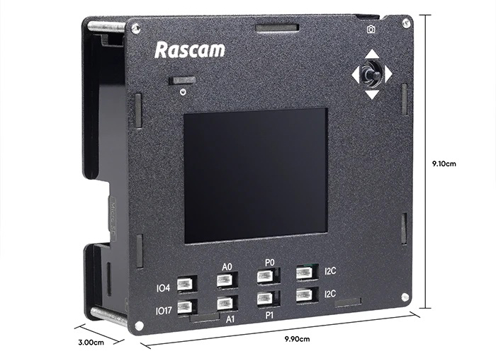 SunFounder Rascam DIY Camera Kit for RPi 4B, Compatible w/ RPi HQ Camera Lens - Click to Enlarge