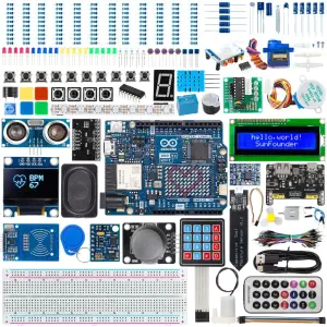 SunFounder Elite Explorer Kit avec Original Arduino Uno R4 WiFi, Conforme RoHS, Tutoriels en ligne & Cours vidéo pour Débutants & Ingénieurs