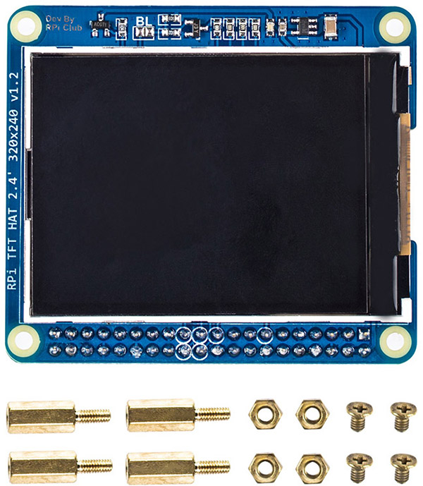 Pantalla LCD TFT de 2,4" para Raspberry Pi