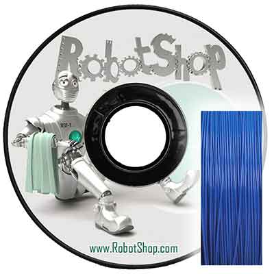 Blaue PLA 1,0 kg Spule 1,75 mm Filament - Zum Vergrößern klicken