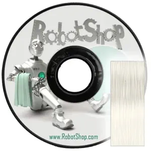 Filamento Flexible Blanco de TPU de 250g 1,75mm (Con Carrete)