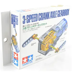 3-Vitesses Crank Axle Boite Engrenages + Moteur Tamiya