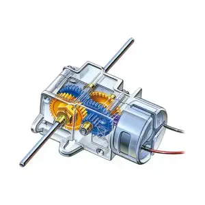 Boîte de vitesse de moteur à faible courant Tamiya