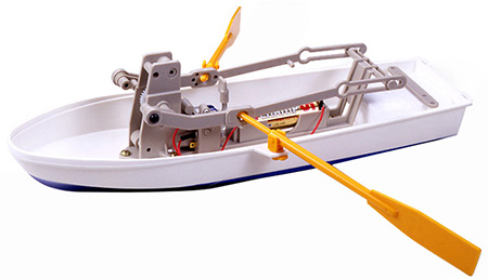 Tamiya Ruderboot Kit - Zum Vergrößern klicken