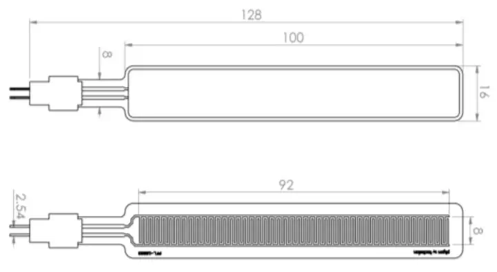 Flexible Proximity, Touch & Force Sensor plyon Flex Stripe - Click to Enlarge