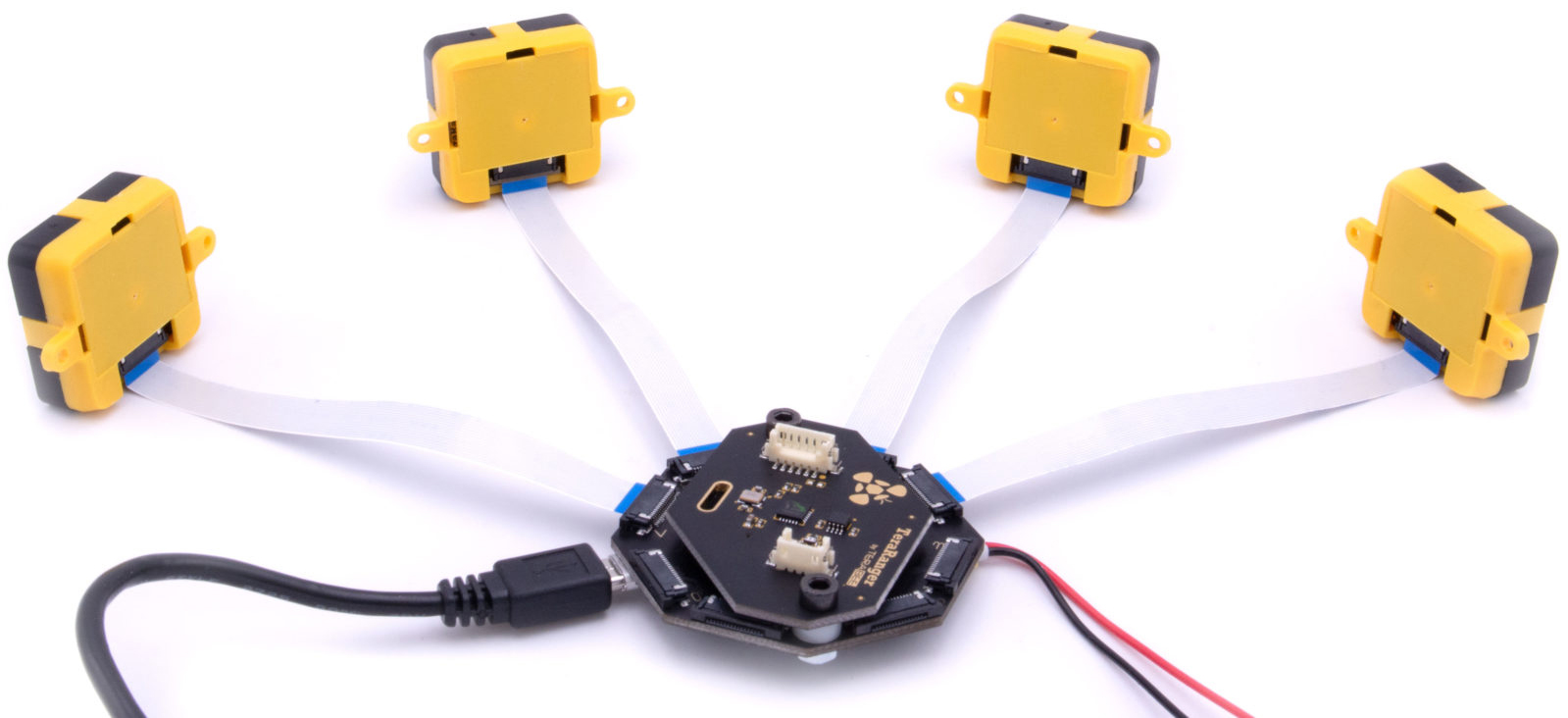 TeraRanger Evo Mini ToF Entfernungsmesser Array-Kit (8 Sensoren) - Zum Vergrößern klicken