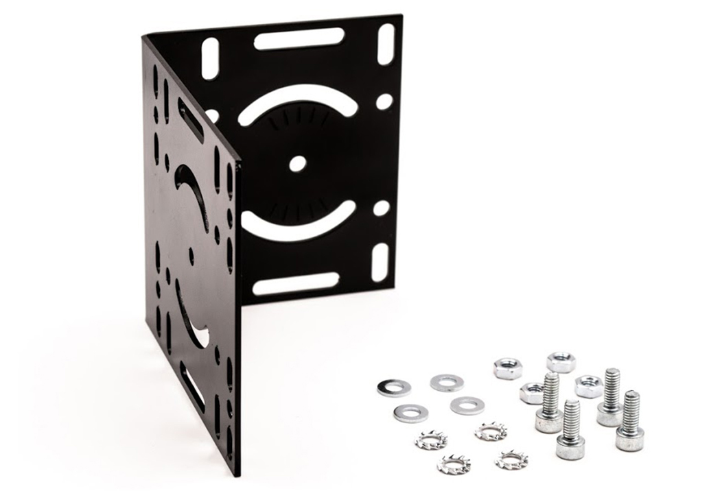 90° Mounting Bracket for Terabee Industrial Sensor - Click to Enlarge