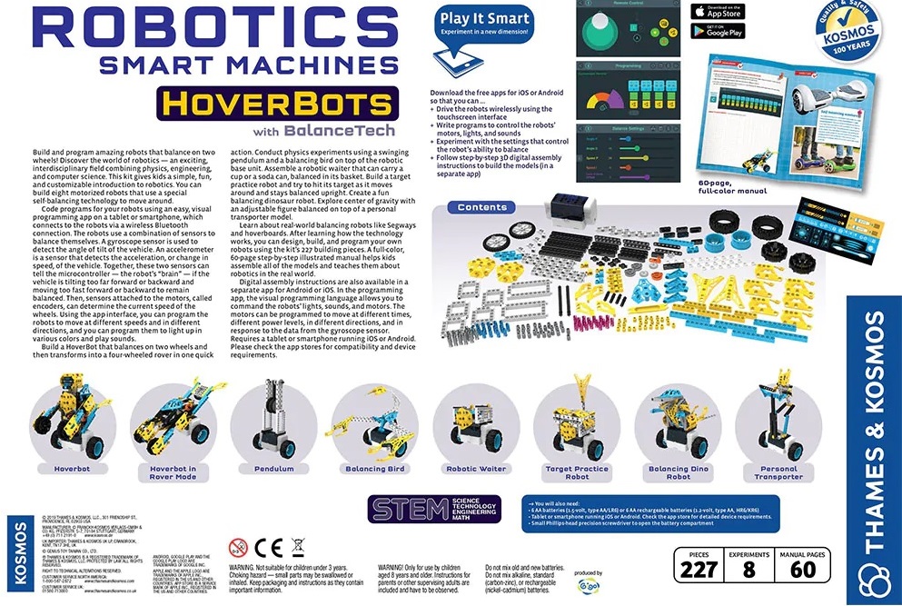 Robótica de Thames & Kosmos: Máquinas Inteligentes HoverBots - Haga Clic para Ampliar