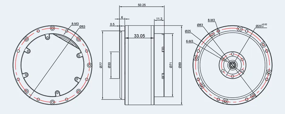 T-Motor Brushless Motor AK70-10 - Click to Enlarge