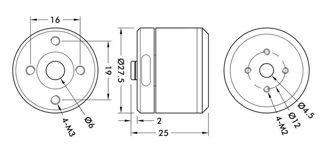 TMotor Gimbal Motor GB2208 - Click to Enlarge