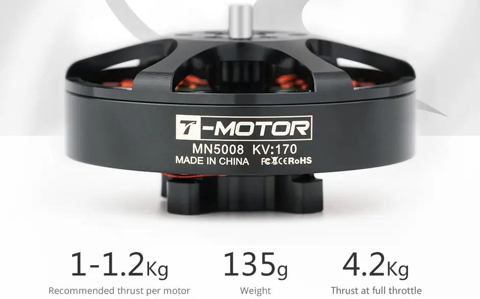 TMotor UAV Brushless Motor Antigravity MN5008 KV170- Click to Enlarge