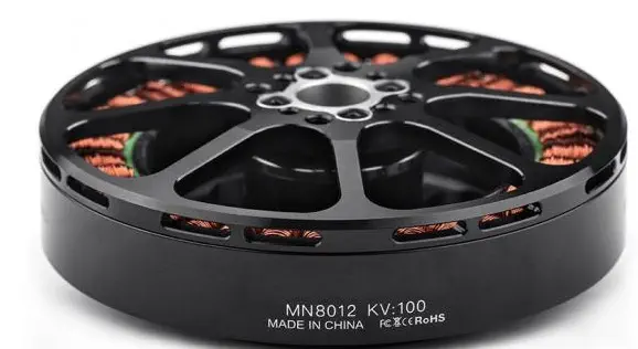 Main Image of MN8012 KV100 UAV Motor - Dimensions