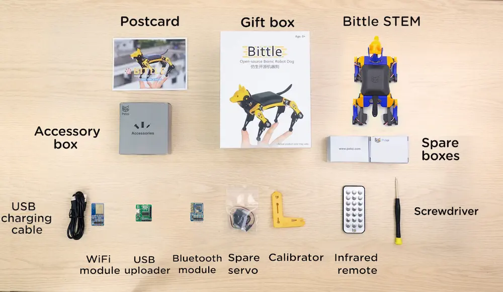 Petoi Bittle V2 STEM Kit (Preassembled)