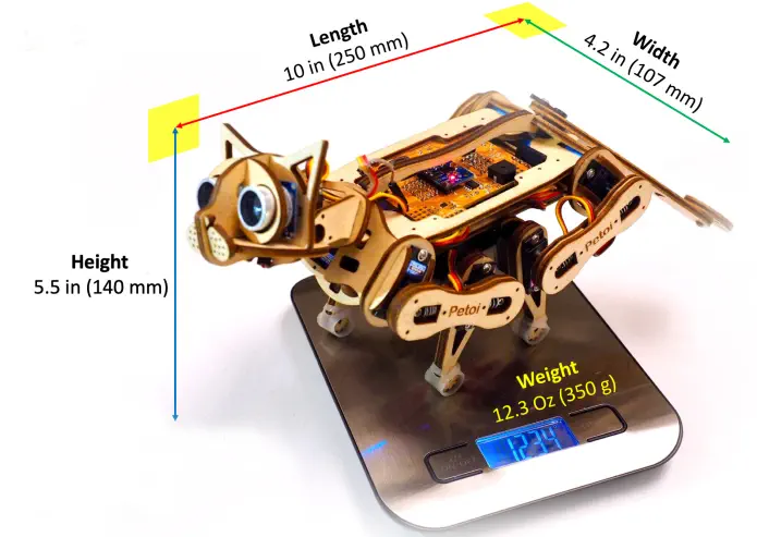 Petoi Nybble Robotic Cat V2 (non assemblé)