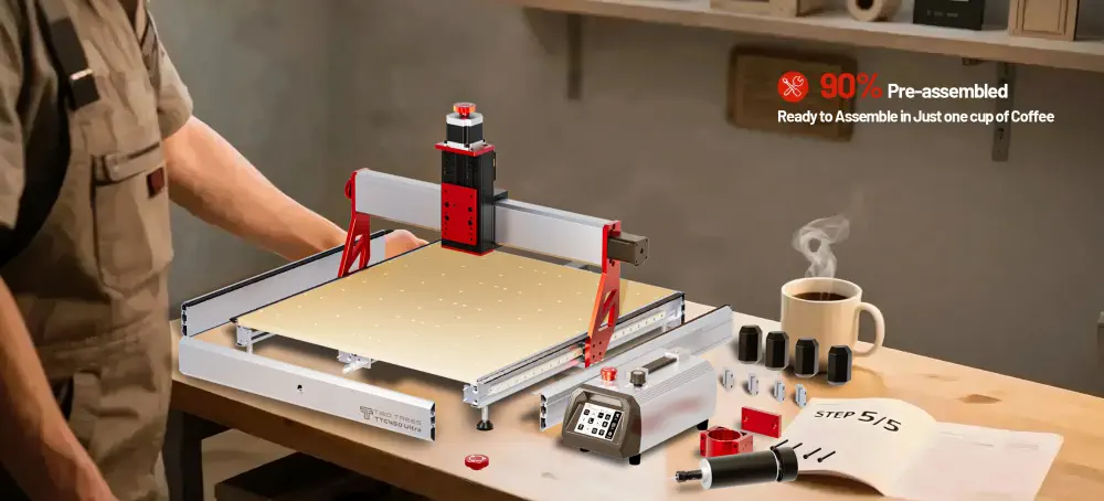 Twotrees TTC450 Ultra CNC Router Machine - RobotShop
