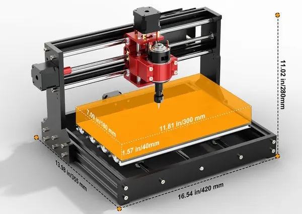 Twotrees TTC3018 Pro CNC Router Machine - RobotShop