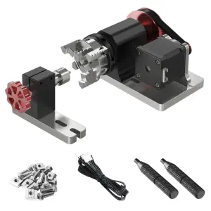 Two Trees Kit Module Rotatif CNC 4e Axe pour TTC450, TTC450 Pro, TTC450 Ultra, TTC6050