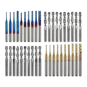 Twotrees 40 pcs End Mills CNC Router Bits