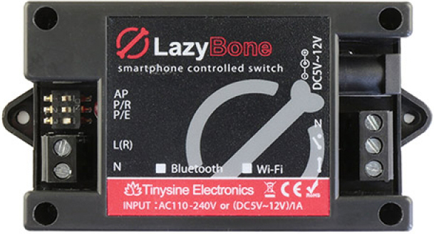 SmartPhone gesteuerter Schalter - LazyBone V5 (Bluetooth) - Zum Vergrößern klicken