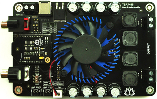 2 x 100W Class D Bluetooth Audio Amplifier Board - TSA7498- Click to Enlarge