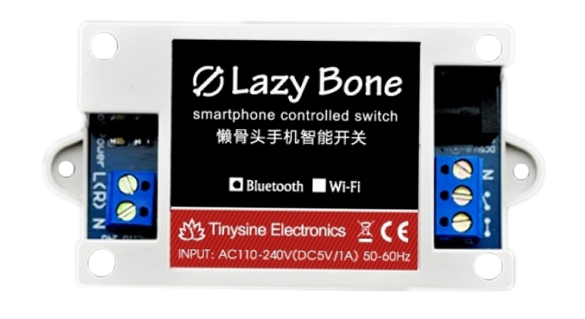 SmartPhone gesteuerter Schalter - LazyBone V3 (Bluetooth) - Zum Vergrößern klicken