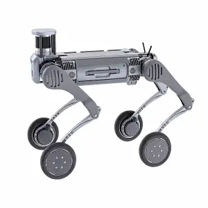 Unitree Robot Chien Quadrupède Industriel B2-W à Roues avec Kit de Navigation
