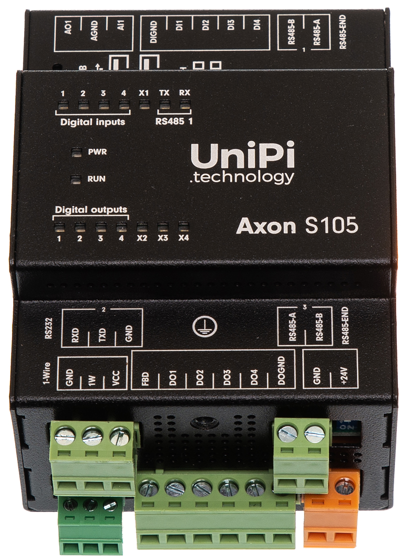 UniPi Axon S105ユニバーサルPLC - クリックで拡大