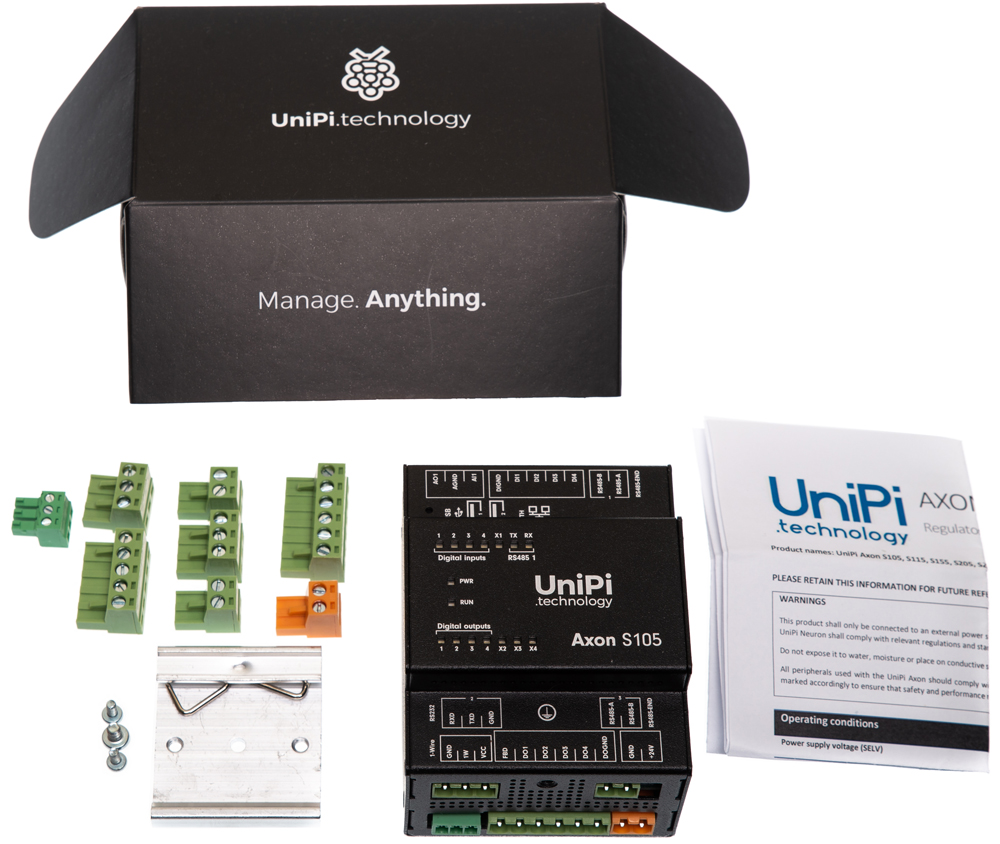 PLC Universal UniPi Axon S105- Haga clic para ampliar