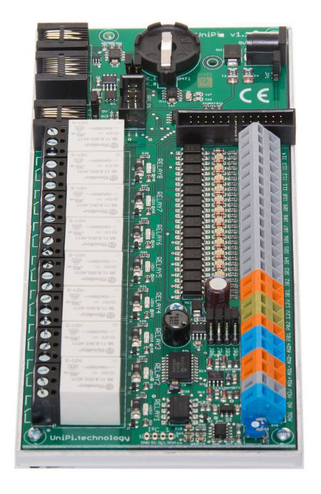 UniPi 1.1 Expansion Board for Raspberry Pi- Click to Enlarge